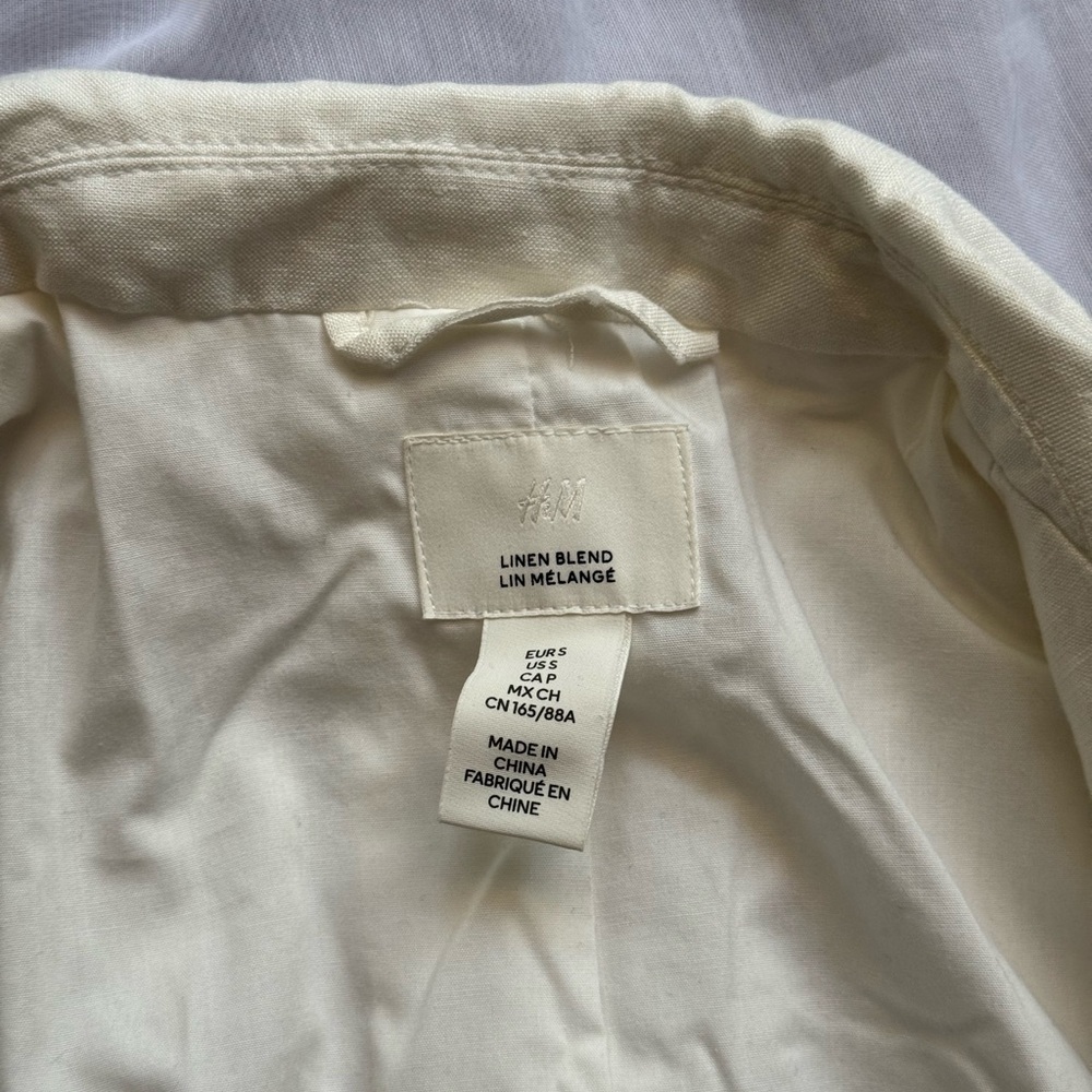 H&M Linen-Blend Blazer - Picture 3 of 8